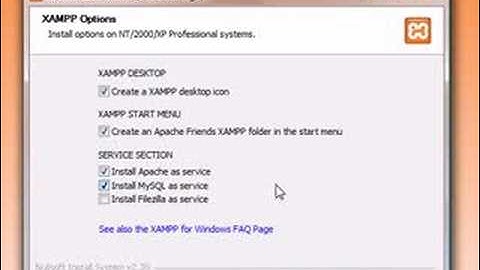 Installing Apache PHP and MySQL with XAMPP