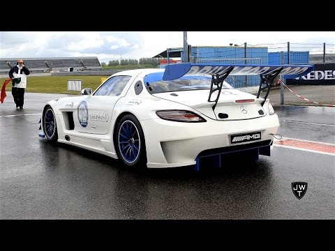 Mercedes-Benz SLS AMG GT3 ON TRACK! Acceleration SOUNDS & More!