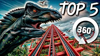 The 5 Most Terrifying Dinosaur Rollercoasters You Can Ride In VR!