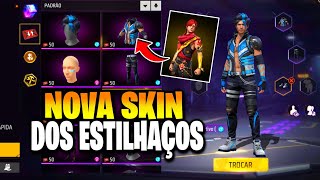 COMO BAIXAR A NOVA SKIN DO ESTILHAÇOS? GARENA VAI ALTERAR!! E ZERANDO LOJA MISTERIOSA - NOVIDADES FF