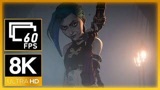 Arcane: Season 1 | Ekko vs Jinx (8K 60FPS) (Remastered)