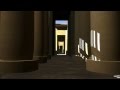 A digital reconstruction of the karnak temple in egypt