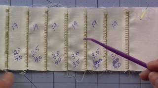 Machine Applique Stitch Sampler