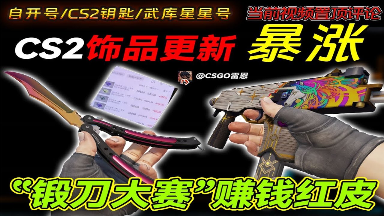 【CS2饰品】汰换合刀后CS2红皮价格涨幅！一周上涨1000%的皮肤是什么 - YouTube