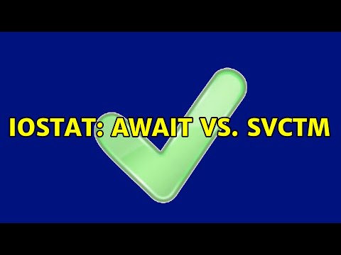 Unix & Linux: iostat: await vs. svctm