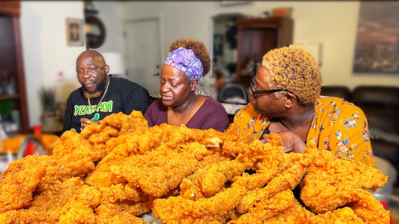 EVERY FAMILY NEEDS BOUNDARIES| FRIED FISH| CORN BREAD & BAKED BEANS| MUKBANG EATING SHOW!