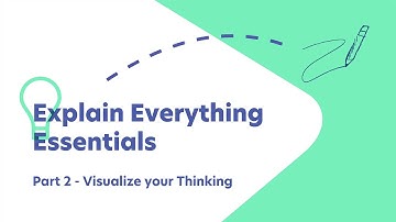 Explain Everything Essentials Tutorial | Part 2/6 – Visualize your Thinking