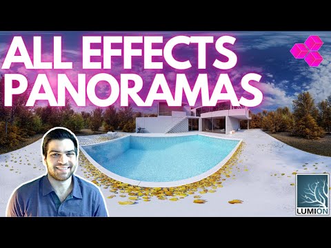 How to create LUMION PANORAMAS with ALL EFFECTS