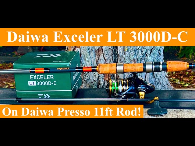 daiwa exceler spinning fly combo 23 LT Spin Reel The Air Rotor and Air Bail designs reduce the weight Daiwa Exceler LT 2500 Ballistic