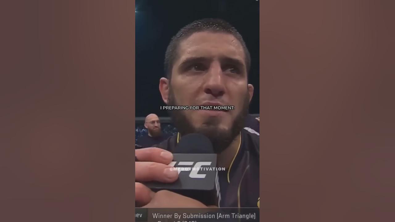Islam Makhachev EMOTIONAL Post Fight Interview 🔥 | #shorts