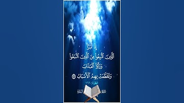 إذ تبرأ الذين اتبعوا من الذين اتبعوا ورأوا العذاب وتقطعت بهم الأسباب - سورة البقرة آية 166