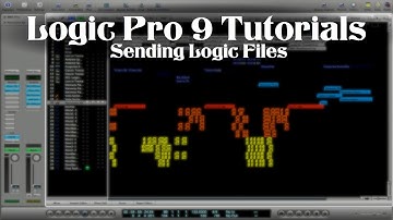 Logic Pro 9 Tutorial - Sending Logic Files