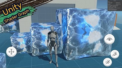 Unity 2021, URP, Shader Graph,  Shader - ice cracked v3.3