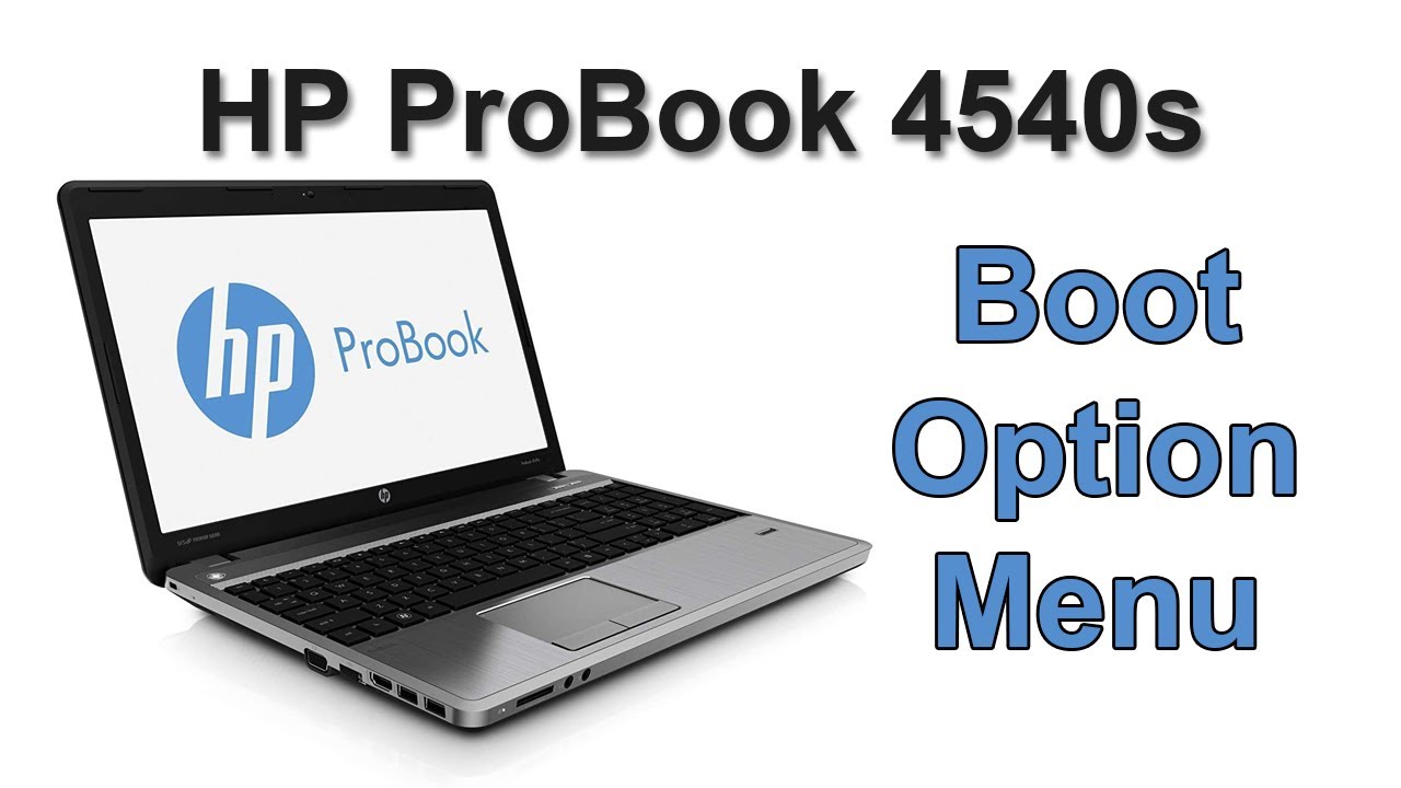 hp probook 4540s boot option menu - hp probook 4540s enter bios - YouTube