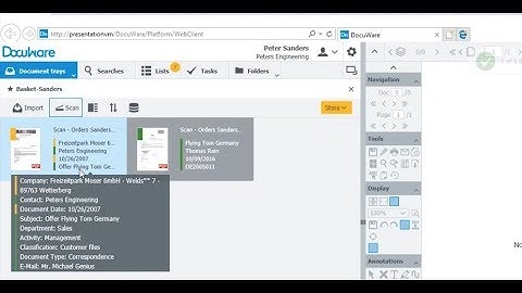 DocuWare - GDPR - intelligent indexing