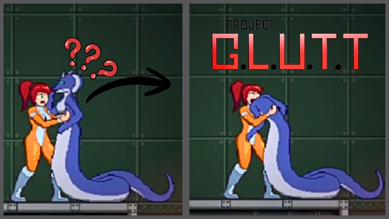 A GLUTTONOUS GIRL DEVOURED ALL THE INHABITANTS OF A SECRET LABORATORY! - Project GLUTT GamePlay