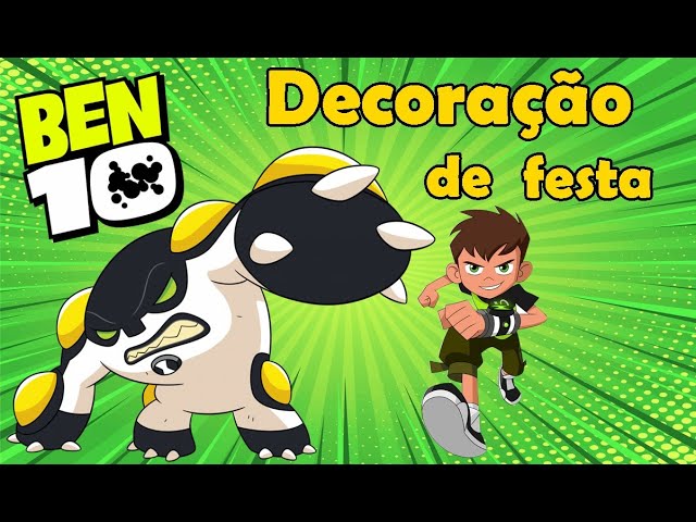 Toppers do Ben 10  Aniversário do ben 10, Festa de aniversário da