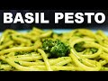 Basil pesto alla Genovese | knife or mortar & pestle method