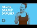 Davon, darauf, darüber auf Deutsch – Learn German with Ida | 24h Deutsch 2020