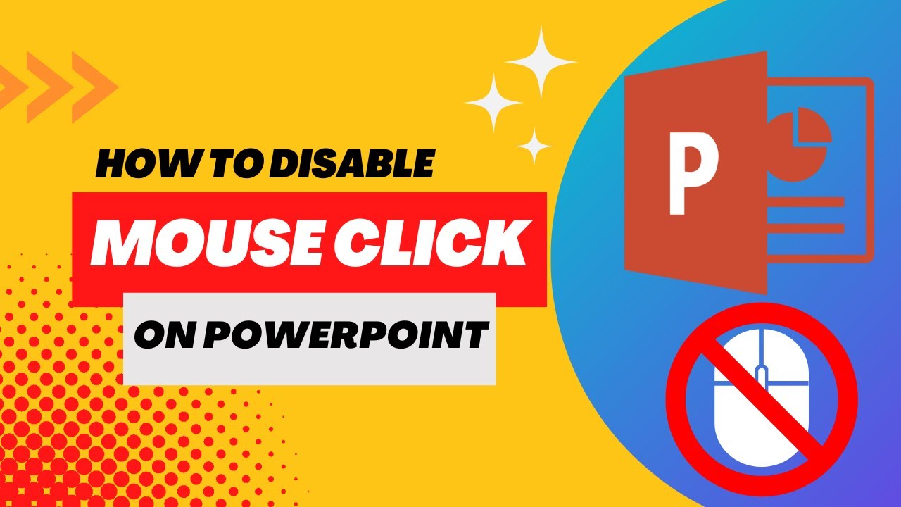 How To Disable Advance Slide On Mouse Click Or Keyboard Control Keys In