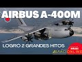 El Airbus A 400M logra doble hito: 100 aviones entregados, 100.000 horas voladas