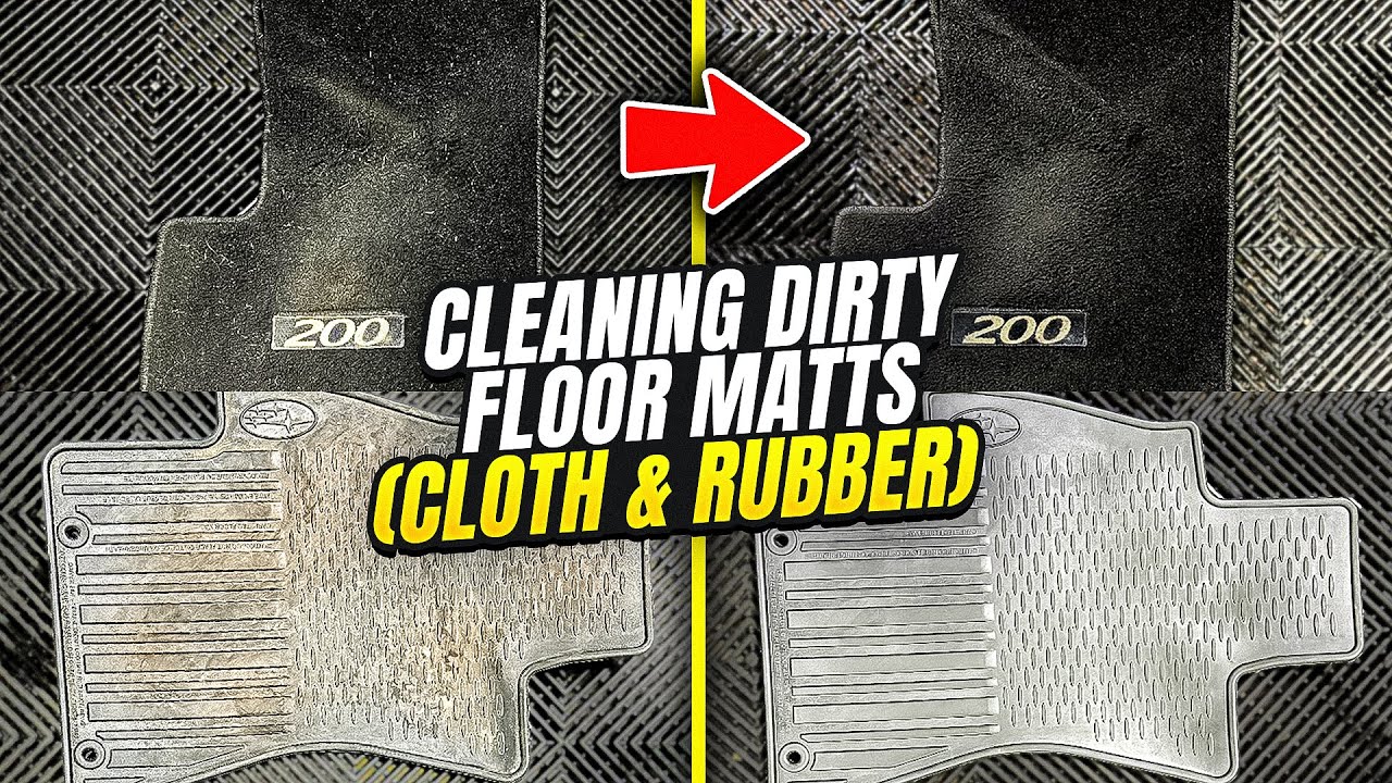 How to Clean Car Floor Mats: Rubber & Cloth