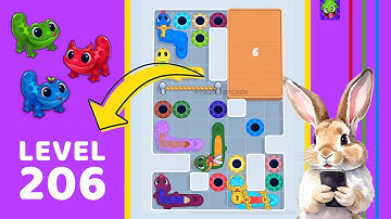 Gecko Out Level 206 Solution Walkthrough