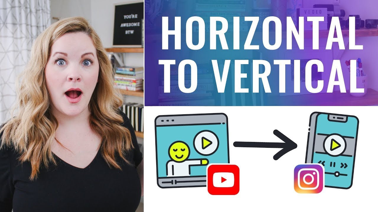 Convert Horizontal Video to Vertical (for IGTV and Pinterest)