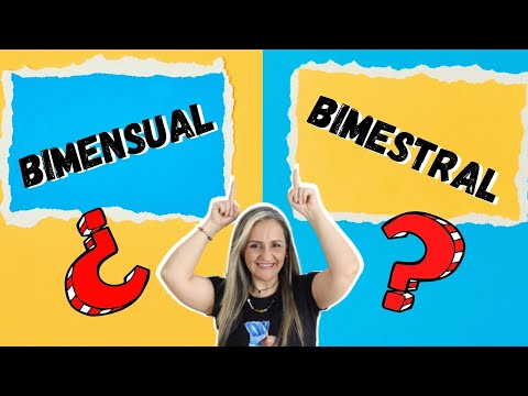 Video: ¿Hay alguna diferencia entre quincenal y bimensual?