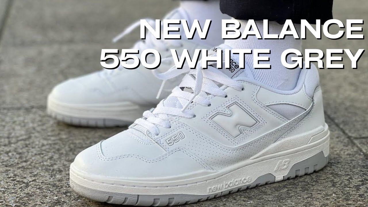 NEW BALANCE 550 WHITE GREY - BB550PB1 | UNBOXING