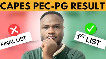 #capes  #PEC-PG RESULT IS FINALLY OUT || What This Outcome Really Means and What You Must Do Next
