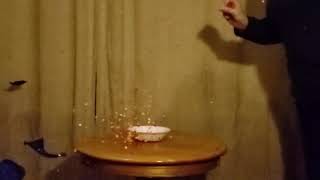 Slow Motion Balloon Pop With Confetti