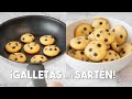 Galletas SIN HORNO en Sartén con 3 INGREDIENTES 🍪