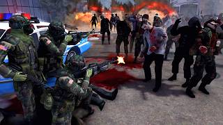 I built a US Army MINE FORTRESS in this ZOMBIE SURVIVAL Base Building Simulator! screenshot 5