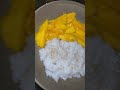 Listening to UFC 288 Morning Kombat &amp; making my FAVORITE THAI DESSERT #shorts | Mango Sticky Rice