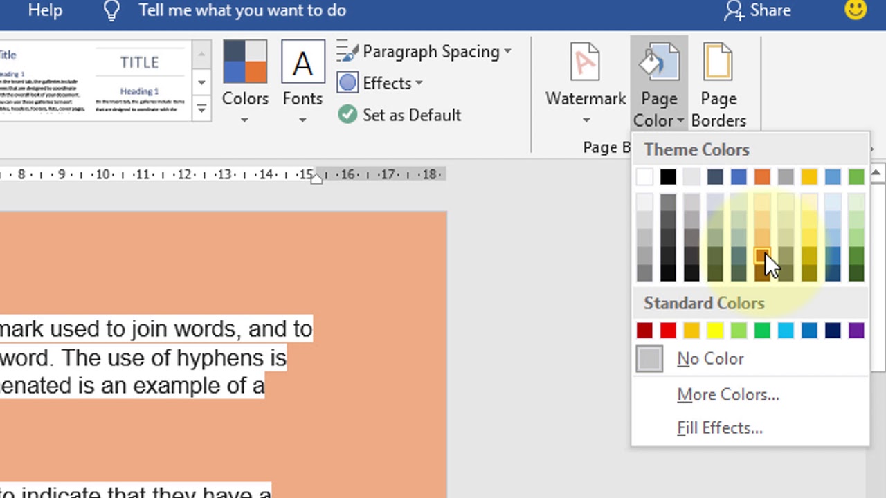 microsoft word add in reverse colors