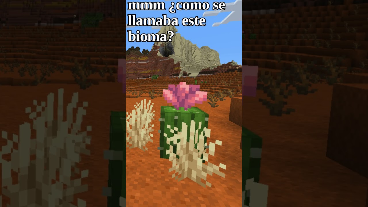 ¡si pausas el vídeo en el bioma acuatico ganas! #minecraft