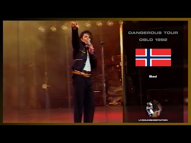 Michael Jackson - Bad - Live Oslo 1992 - HD class=