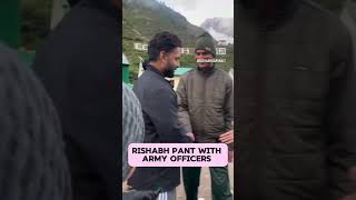 Rishabh Pant Meets Indian Army Officers | Pure Respect 🇮🇳 #rishabhpant #indianarmy
