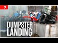 Car FLIPS Into DUMPSTER At The Tulsa Shootout!
