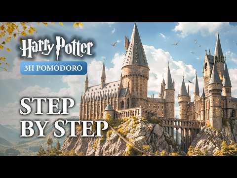 Rebuild your Focus at Hogwarts ✏️ 3h Harry Potter Pomodoro