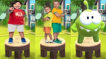 Vlad & Niki Run vs Om Nom Run vs Tag With Ryan - Gameplay Mobile