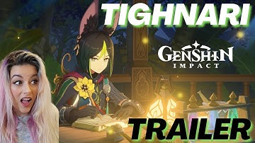 Tighnari Trailer FIRST LOOK AND REACTION - Genshin Impact First Dendro Character