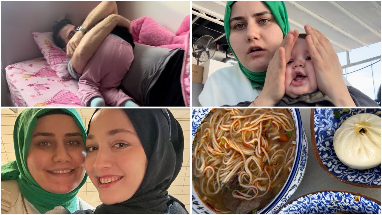 GÖRÜMCEMLE UZAK DOĞU MUTFAĞINDAYIZ 🥟 GÜNLER SONRA KIZIMLA KAVUŞMA ANIMIZ 🫂 PASTAYI BEN YAPSAM?🤔