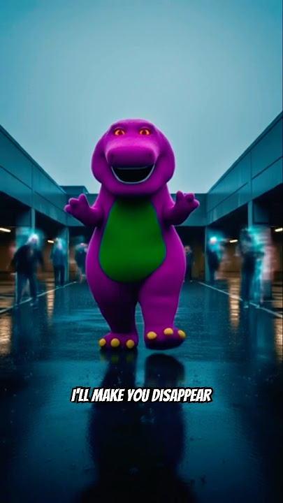 Another  New creepy reaction Barney !EXE #youtubeshorts #barneythedinosaur #3am 😱