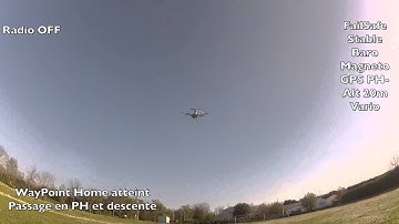 RcNet RTH Autoland Test Validation Final Multiwii 2.2 modifié