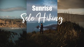 SUNRISE SOLO HIKING VLOG | SONY A6400 | SIGMA 16mm 1.4 | DJI MINI 2