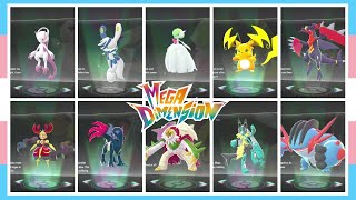 All 95 Mega Evolutions Pokedex Entries & Cries Including All Forms In Legends ZA *Mega Dimension*