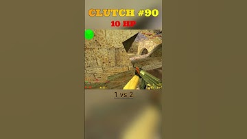 AgaiN 1v2 Dust2 Clutch in CS 1.6 #clutch #shorts
