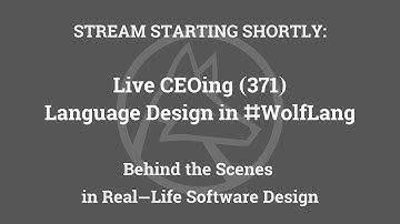 Live CEOing Ep 371: Video, Audio, Image & Import/Export Design in Wolfram Language